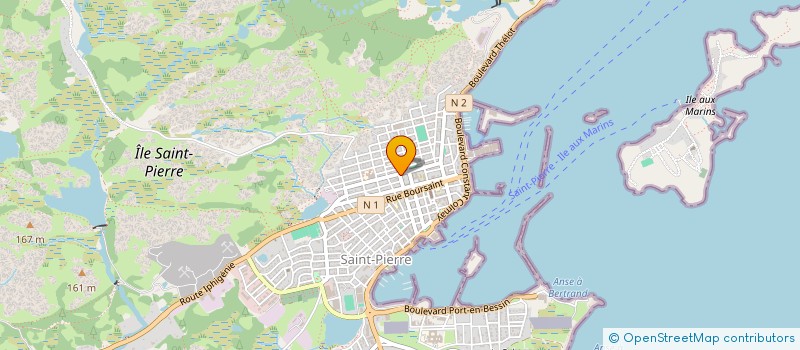 localisation de l'entreprise MUTUELLE DES ISLES SPM à SAINT-PIERRE