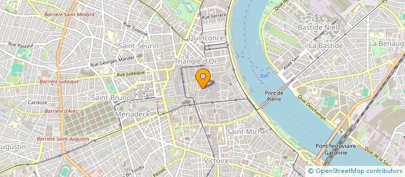 localisation de l'entreprise MUTUELLE DES JOURNALISTES GIRONDIN à BORDEAUX