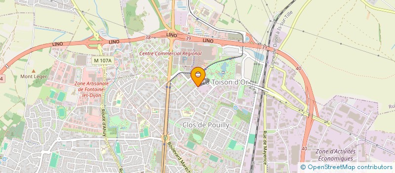 localisation de l'entreprise MUTUELLE DES ORGANISMES SOCIAUX  DIJON