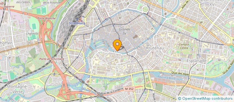 localisation de l'entreprise MUTUELLE DES PASTEURS ALSACE LORRAINE à STRASBOURG