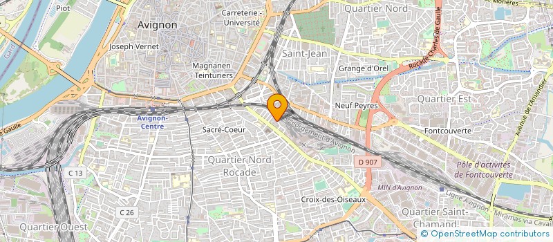 localisation de l'entreprise MUTUELLE DES PAYS DE VAUCLUSE  AVIGNON