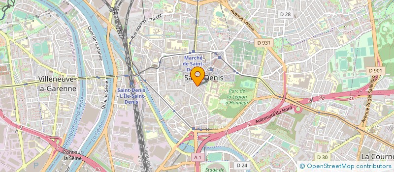 localisation de l'entreprise MUTUELLE DES PERSONNELS DU GROUPE SNCF à SAINT-DENIS
