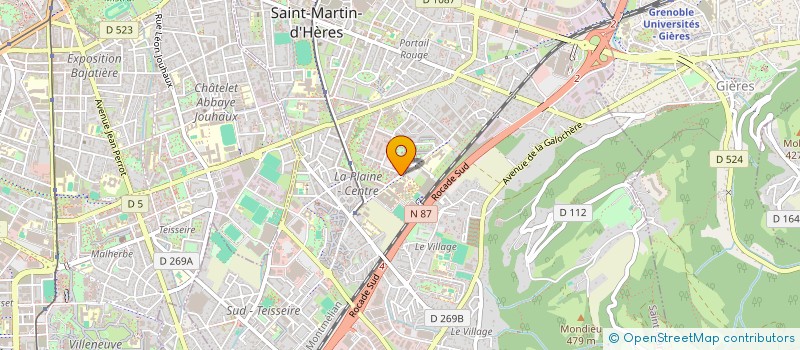 localisation de l'entreprise MUTUELLE DES SAPEURS POMPIERS à SAINT-MARTIN-D'HERES