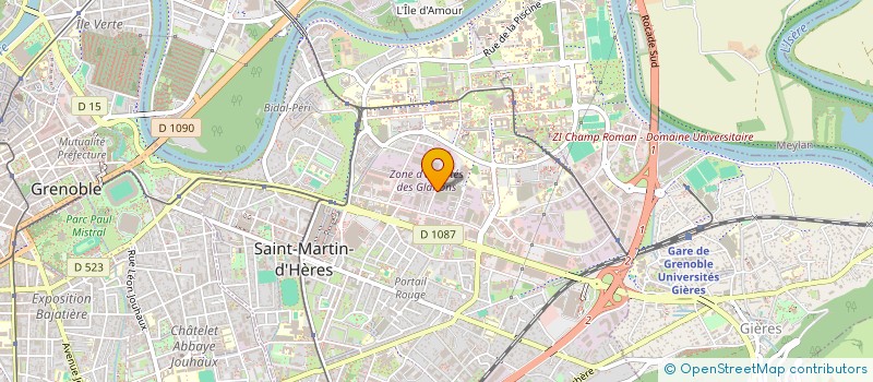 localisation de l'entreprise MUTUELLE DU PERSONNEL DE LA REGIE VFD à SAINT-MARTIN-D'HERES