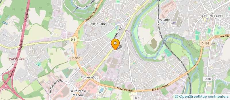 localisation de l'entreprise MUTUELLE DU PERSONNEL SAFT à POITIERS