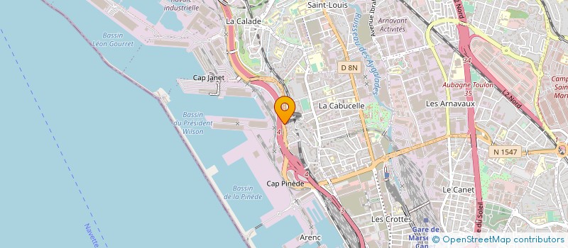 localisation de l'entreprise MUTUELLE DU PORT à MARSEILLE