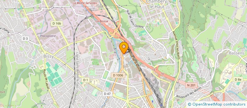 localisation de l'entreprise MUTUELLE ENTRENOUS à CHAMBERY