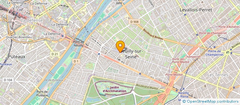 localisation de l'entreprise MUTUELLE EPARGNE RETRAITE PREVOY. CARAC à NEUILLY-SUR-SEINE