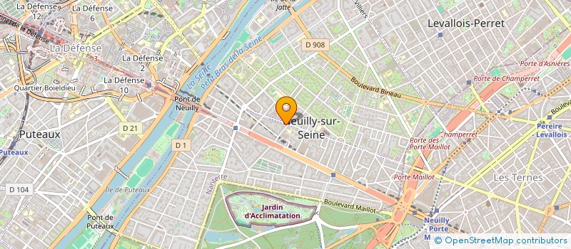 localisation de l'entreprise MUTUELLE EPARGNE RETRAITE PREVOYANCE CARAC à NEUILLY-SUR-SEINE