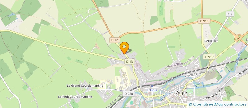 localisation de l'entreprise MUTUELLE ETAB FRENEHARD ET MICHAUD à L'AIGLE