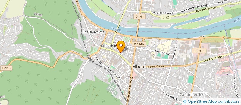 localisation de l'entreprise MUTUELLE FAMILIALE MUFA à ELBEUF