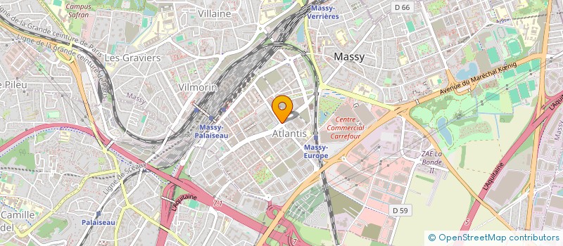 localisation de l'entreprise MUTUELLE FAMILIALE NCR FRANCE à MASSY