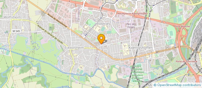 localisation de l'entreprise MUTUELLE FIDELITE  STRASBOURG