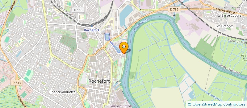 localisation de l'entreprise MUTUELLE GENER EQUIPEM TRANSPO à ROCHEFORT