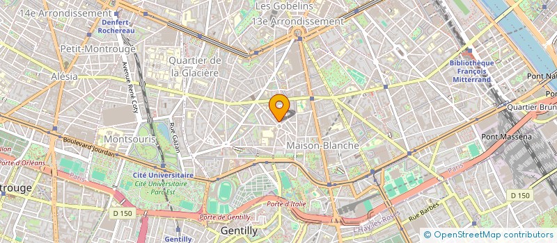 localisation de l'entreprise MUTUELLE GENERALE DES CHEMINOTS à PARIS