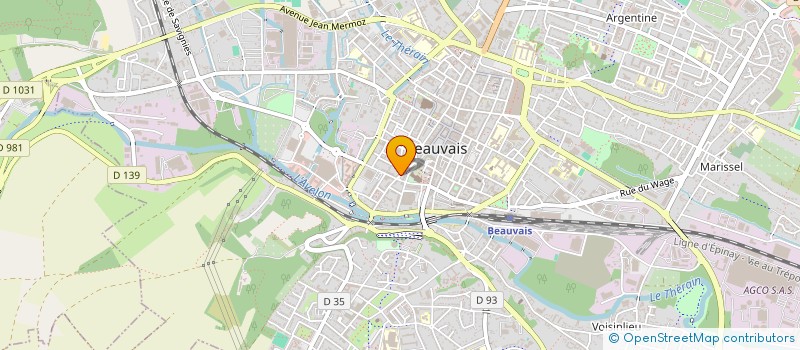 localisation de l'entreprise MUTUELLE GENERALE DES OEUVRES SOCIALES  BEAUVAIS