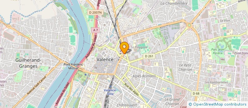 localisation de l'entreprise MUTUELLE GENERALE DES TRAVAILLEURS à VALENCE