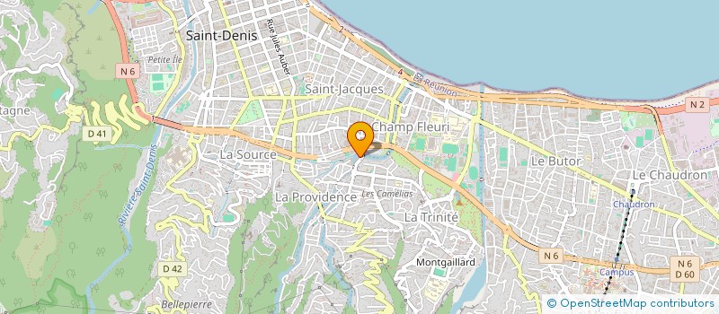localisation de l'entreprise MUTUELLE GENERALE SOLIDARITE DE LA REUNION à SAINT-DENIS