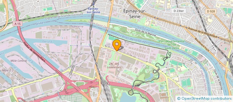 localisation de l'entreprise MUTUELLE ILE DE FRANCE TOURISME  GENNEVILLIERS