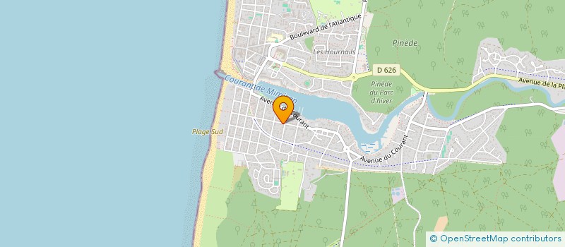 localisation de l'entreprise MUTUELLE INTER ENTREPRISES GASCOGNE  MIMIZAN