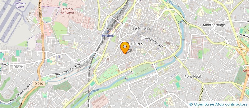 localisation de l'entreprise MUTUELLE INTER REGIONALE à POITIERS