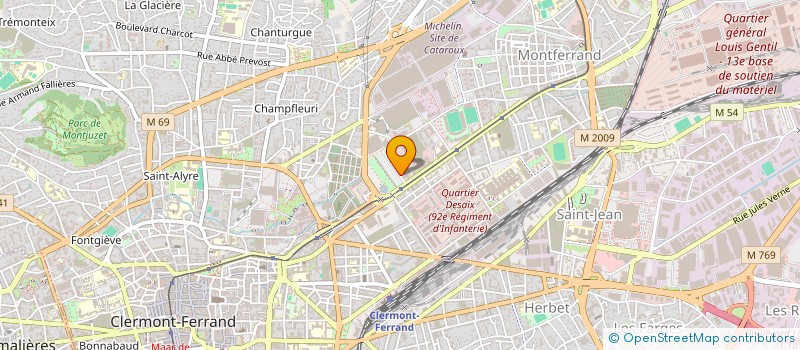 localisation de l'entreprise MUTUELLE INTEREN PERS SECURITE SOCIALE  CLERMONT-FERRAND