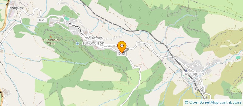 localisation de l'entreprise MUTUELLE INTERENTREPRISES DES CAVES  ROQUEFORT-SUR-SOULZON