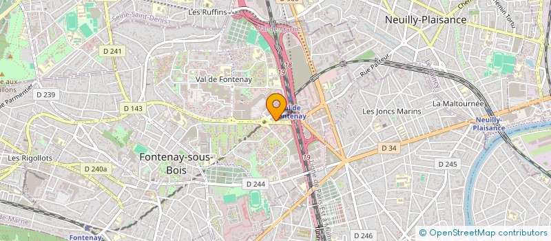 localisation de l'entreprise MUTUELLE INTERGROUP D'ENTRAIDE à FONTENAY-SOUS-BOIS