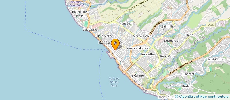 localisation de l'entreprise MUTUELLE INTERPROFES DE PREVOYANCE  BASSE-TERRE