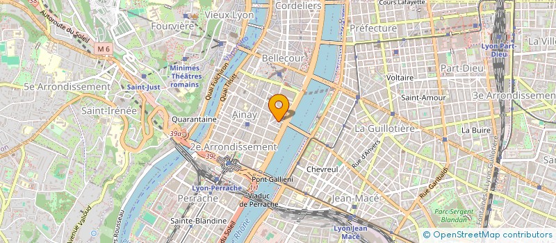 localisation de l'entreprise MUTUELLE INTERPROFESSIONNELLE LYONNAISE  LYON