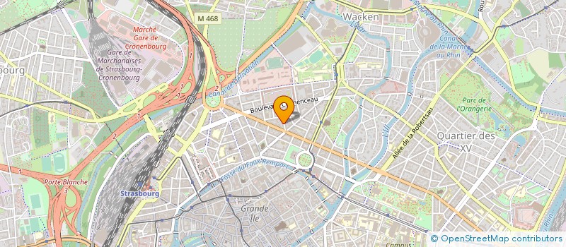 localisation de l'entreprise MUTUELLE ISRAELITE à STRASBOURG