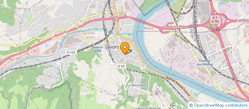 localisation de l'entreprise MUTUELLE LA EDUCATIVA à GIVORS