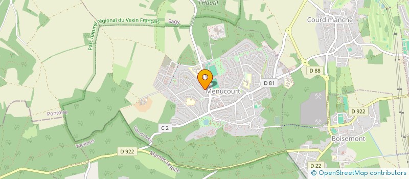 localisation de l'entreprise MUTUELLE LA FRATERNITE à MENUCOURT