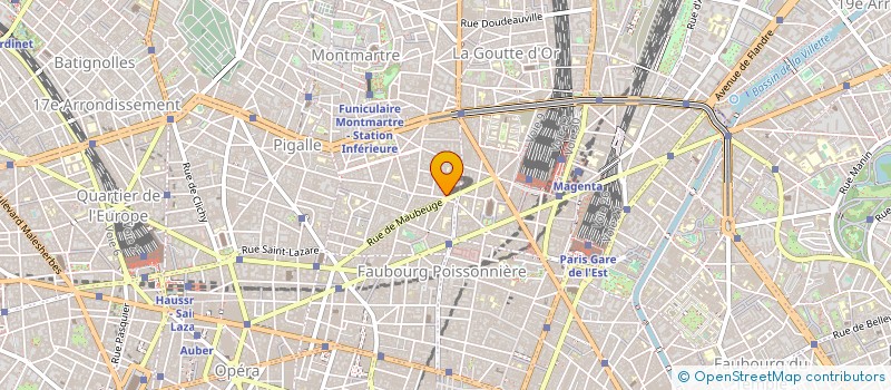 localisation de l'entreprise MUTUELLE LA PREVOYANCE PERSONNEL EDF GDF  PARIS