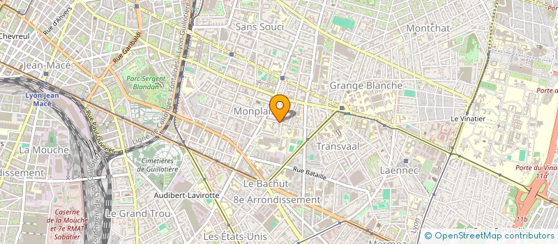 localisation de l'entreprise MUTUELLE LA RONDE DU 8E à LYON