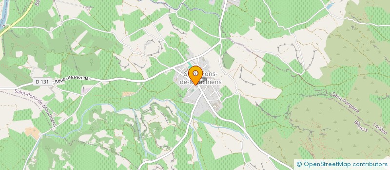 localisation de l'entreprise MUTUELLE LA SAINT PONS à SAINT-PONS-DE-MAUCHIENS