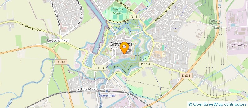localisation de l'entreprise MUTUELLE LA SOLIDARITE DU NORD à GRAVELINES