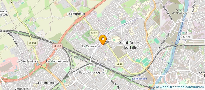 localisation de l'entreprise MUTUELLE LE BIEN DANS LE TRAVAIL à LILLE
