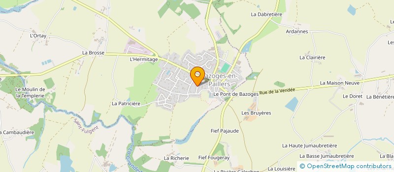 localisation de l'entreprise MUTUELLE LES LANDES GENUSSON à LES LANDES-GENUSSON