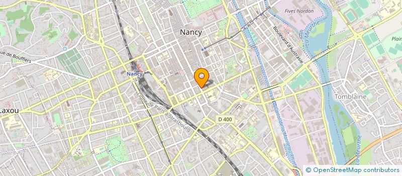 localisation de l'entreprise MUTUELLE LES SABLONS  NANCY