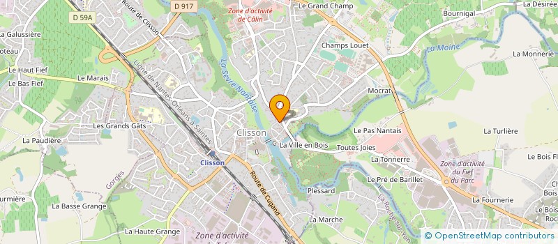 localisation de l'entreprise MUTUELLE MEDICO CHIRURGICALE à SAINT-HILAIRE-DE-CLISSON