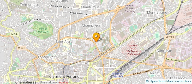 localisation de l'entreprise MUTUELLE NATIONALE PERSO ETS MICHELIN  CLERMONT-FERRAND