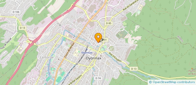 localisation de l'entreprise MUTUELLE OYONNAXIENNE à OYONNAX