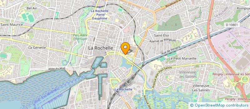 localisation de l'entreprise MUTUELLE PERS CTRE HOSP DE LA ROCHELLE à LA ROCHELLE