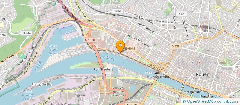localisation de l'entreprise MUTUELLE PERSO PORT AUTONO & C.C.I ROUEN à ROUEN