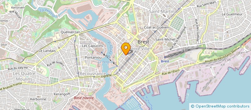 localisation de l'entreprise MUTUELLE PERSONNEL ORGANISME SOCIAUX à BREST