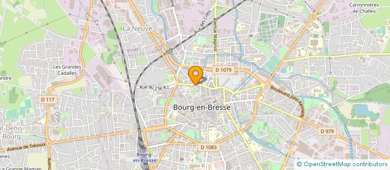 localisation de l'entreprise MUTUELLE PERSONNEL SECURITE SOCIALE AIN à BOURG-EN-BRESSE