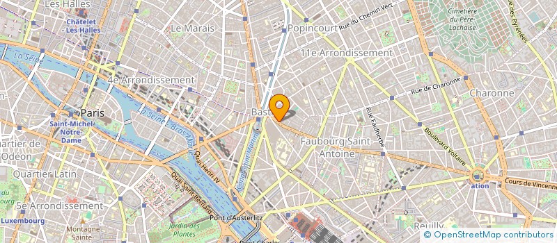 localisation de l'entreprise MUTUELLE PERSONNELS CPAMIF ORGAN SOCIAUX  PARIS 11