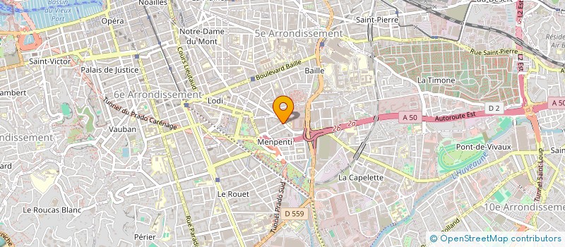 localisation de l'entreprise MUTUELLE PERSONNELS ORGANISME MUTUALISTE à MARSEILLE