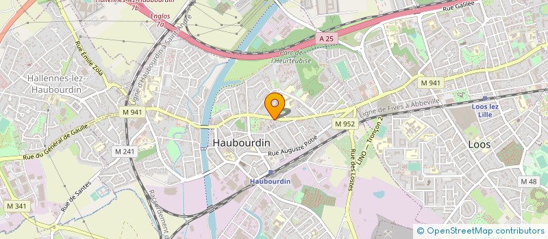 localisation de l'entreprise MUTUELLE PREVOYANCE DE LA POLICE  HAUBOURDIN